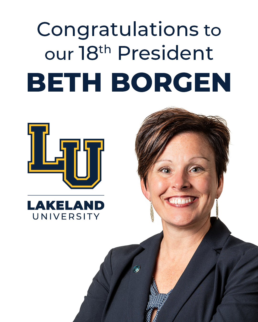 Beth Borgen selected as Lakeland’s 18th president