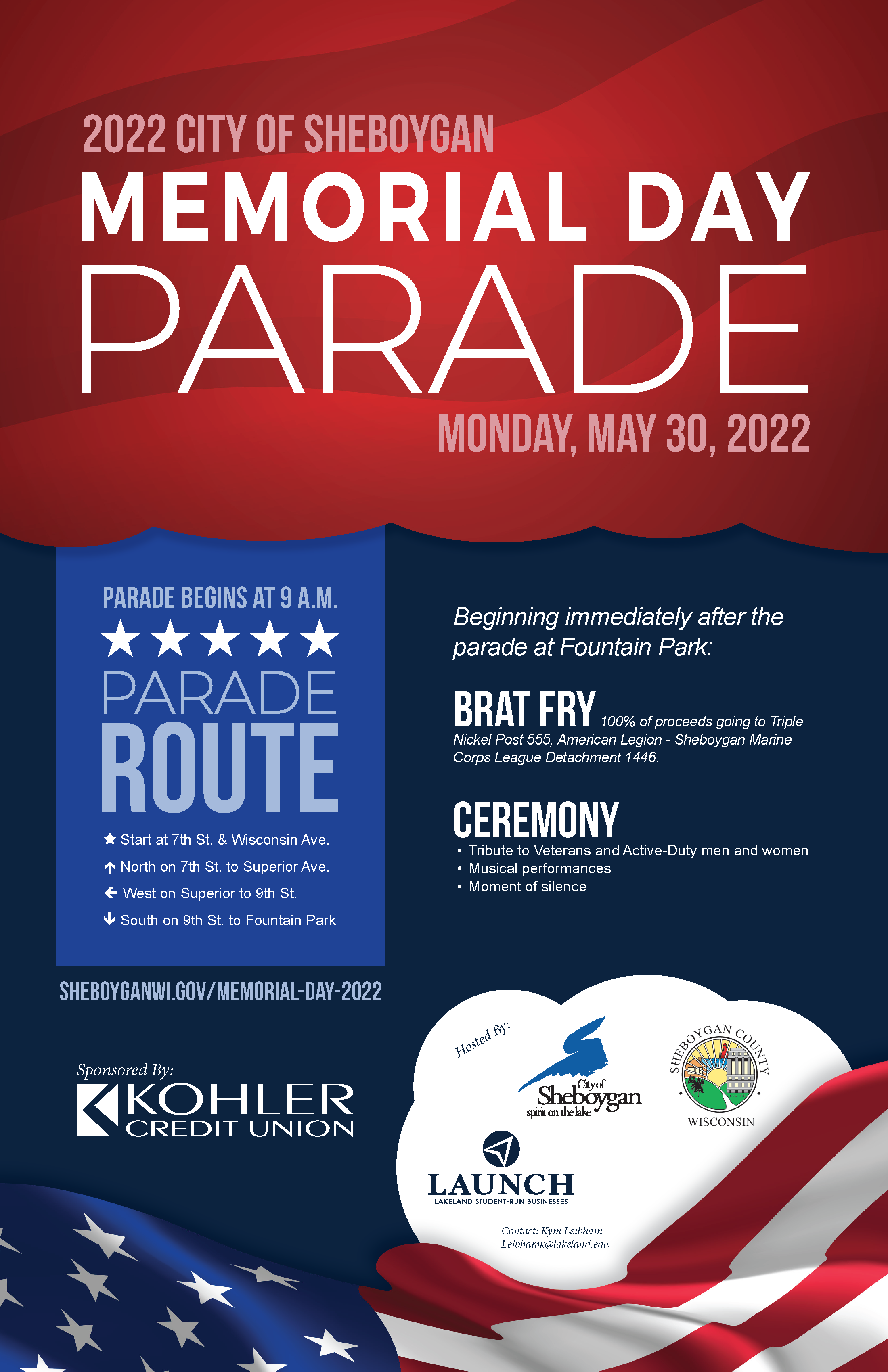 Launch to plan Sheboygan Memorial Day parade