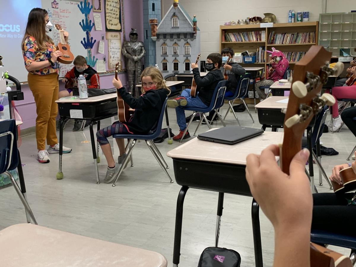 String theory: Sherrard Elementary students are learning ukulele