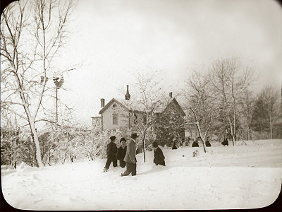 <p>An early snow photo at Lakeland College.</p>
