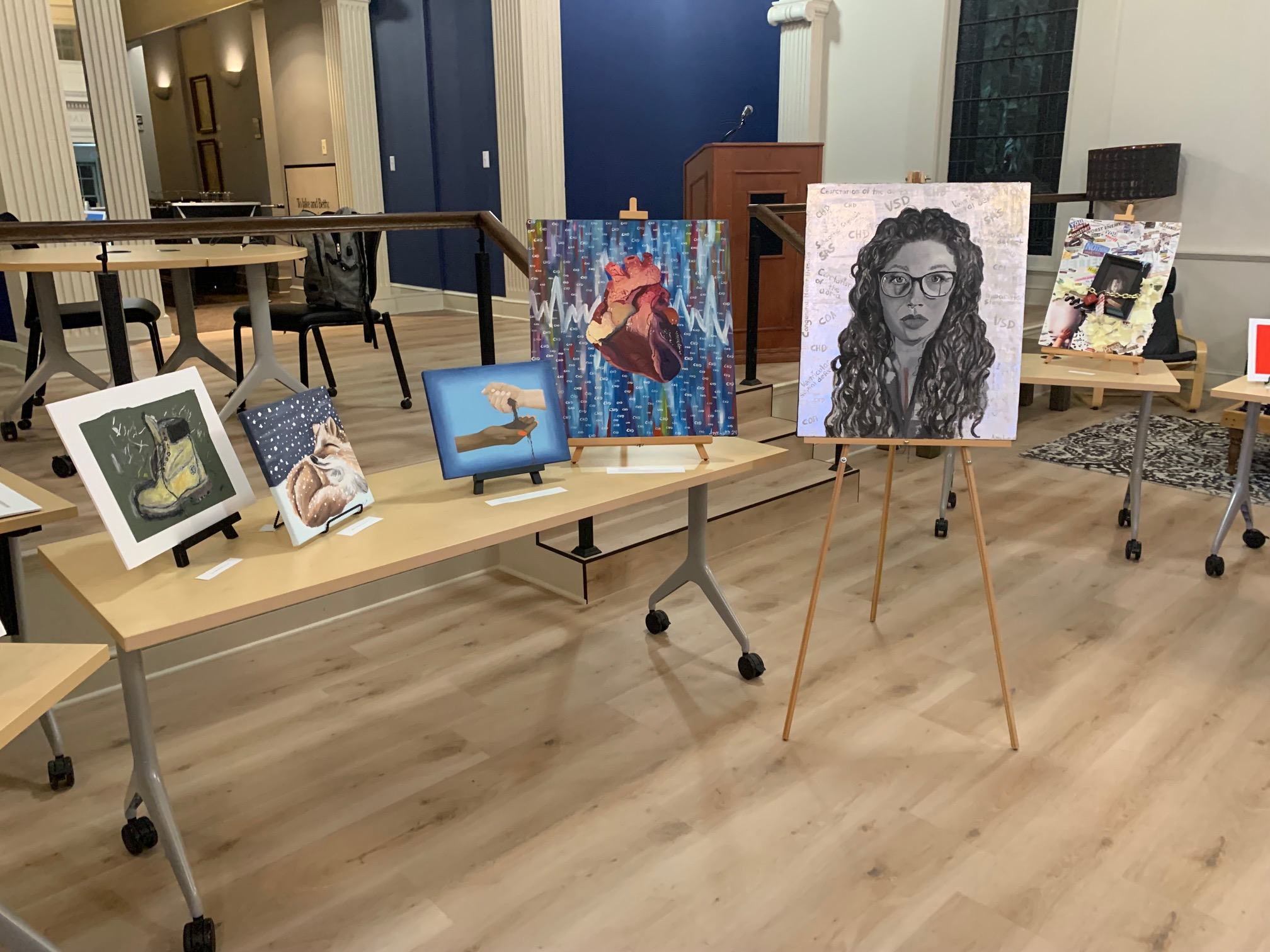 Lakeland Graphic Design students shine at public event