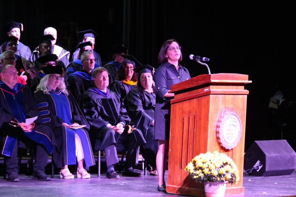 2011 graduate shares advice at Opening Convocation