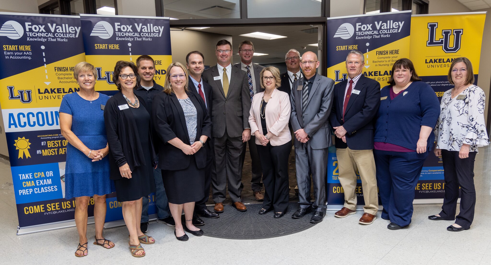 Fox Valley Technical College & Lakeland University enter into two new agreements